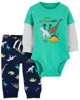 Carter's Set 2 piese bebe Pantaloni si body Dinozauri foto