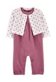 Carter's Set 2 piese Salopeta roz si cardigan foto