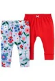 Carter's Set 2 piese Pantaloni cu flori foto
