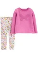 Carter's Set 2 piese bebe Pantaloni si Bluza Fluture foto