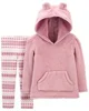 Carter's Set 2 piese bebe Pantaloni si hanorac de plus foto