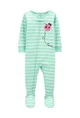 Carter's Pijama verde cu Buburuza