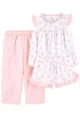 Carter's Set 3 piese Pijama Inimioare foto