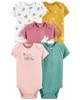 Carter's Set 5 piese body bebe cu imprimeu floral foto
