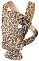 Marsupiu anatomic BabyBjorn Mini Beige/Leopard cu pozitii multiple de purtare, bumbac