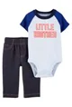 Carter's Set 2 piese Body si pantaloni "Frate mai mic" foto