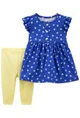 Carter's Set 2 piese Rochita si pantaloni Flori foto