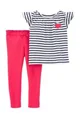 Carter's Set 2 piese Tricou si colanti Capsuna foto