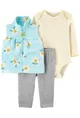 Carter's Set 3 piese Vesta, body si pantaloni Margarete foto