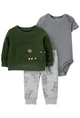 Carter's Set 3 piese Bluza, pantaloni si body Aligator foto