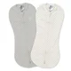 Saci pentru bebelusi Summer Infant SwaddleMe Grey/White Dots (0-2 luni), 2 buc. foto