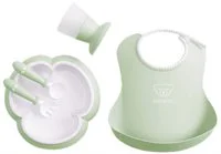 Set pentru alimentatie BabyBjorn Powder Green