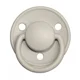 Suzeta rotunda BIBS De Lux Sand din silicon (0-36 luni) foto