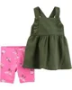 Carter's Set 2 piese Top si pantaloni scurti Flori foto