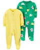 Carter's Set 2 piese Pijamale Flori si buline foto