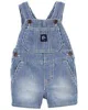 OshKosh Salopeta scurta denim cu dungi