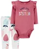 Carter's Set 2 piese body si pantaloni Capsuni foto