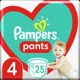 Трусики Pampers Pants Unisex 4 (9-15 кг), 25 шт. foto