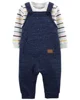 Carter's Set 2 piese Bluza si salopeta Navy foto