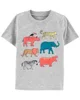 Carter's Tricou gri Animale foto