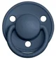 Suzeta rotunda BIBS De Lux Steel Blue din silicon (0-36 luni) foto