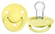 Suzeta rotunda BIBS De Lux Sunshine din silicon (0-36 luni) foto