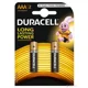 Батарейки Duracell AAA (LR03), 2 шт.
