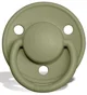 Suzeta rotunda BIBS De Lux Olive din silicon (0-36 luni) foto