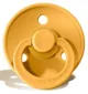 Suzeta rotunda BIBS Honey Bee din latex (0-6 luni) foto