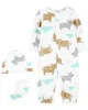 Carter's Set 3 piese Pijama convertibila, caciulita si sosete Animale foto