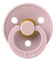 Suzeta rotunda BIBS Pink Plum din latex (6-18 luni) foto