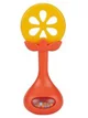 Прорезыватель развивающий с погремушкой BabyOno Juicy Orange