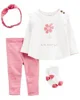 Carter's Set 4 piese - pantaloni, bluza, bentita si sosete foto