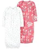 Carter's Set 2 piese Saci de dormit Flori