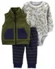 Carter's Set 3 piese Vesta, body si pantaloni Elefant