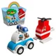 LEGO Duplo Fire Helicopter & Police Car foto
