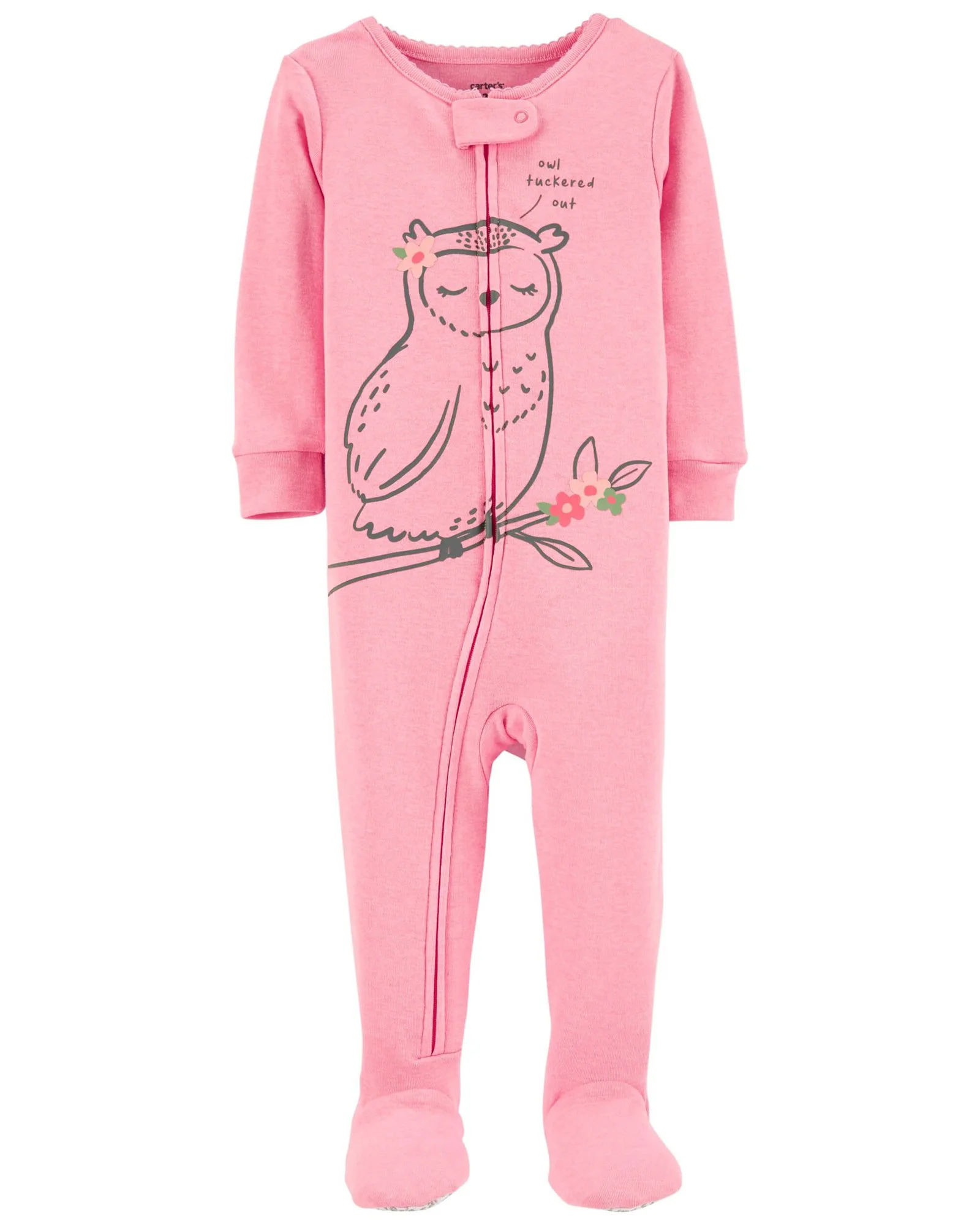 Carter's Pijama cu fermoar Bufnita foto