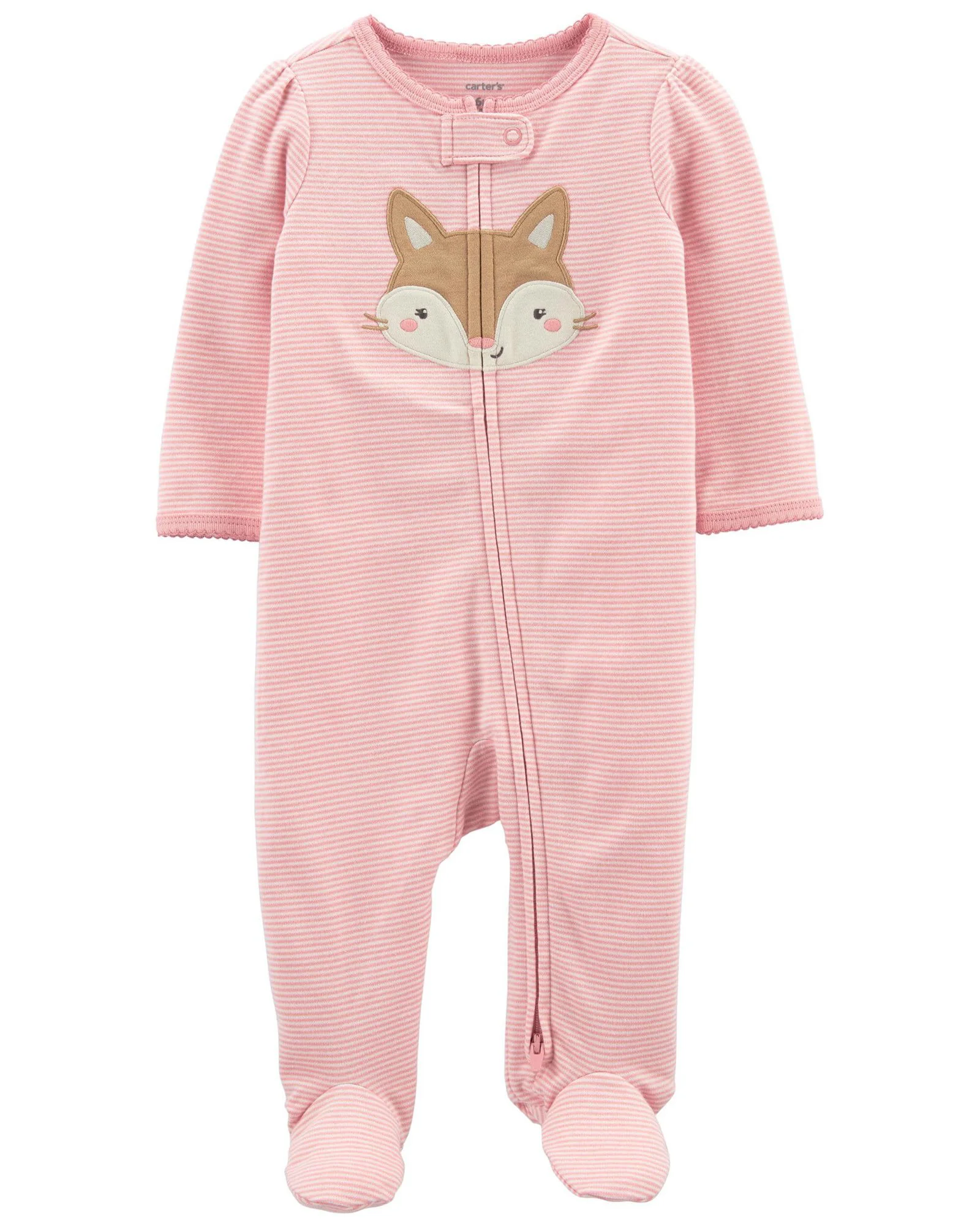 Carter's Pijama cu fermoar reversibil Vulpe foto