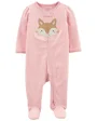 Carter's Pijama cu fermoar reversibil Vulpe foto