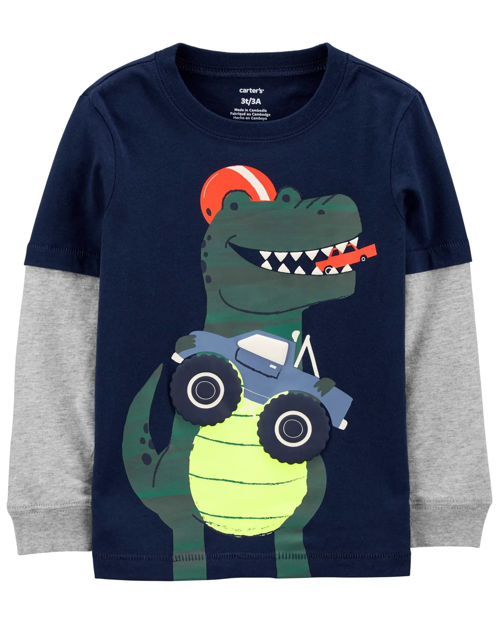 Carter's Bluza Dinozaur foto