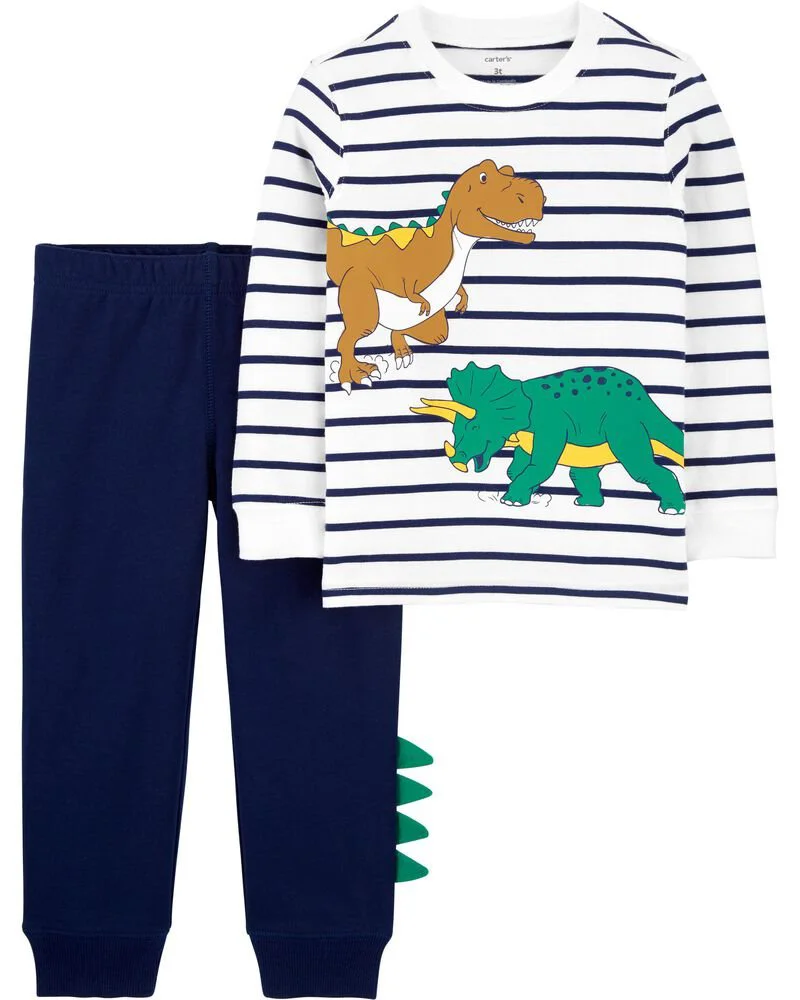 Carter's Set 2 piese Bluza si Pantaloni Dinozauri foto