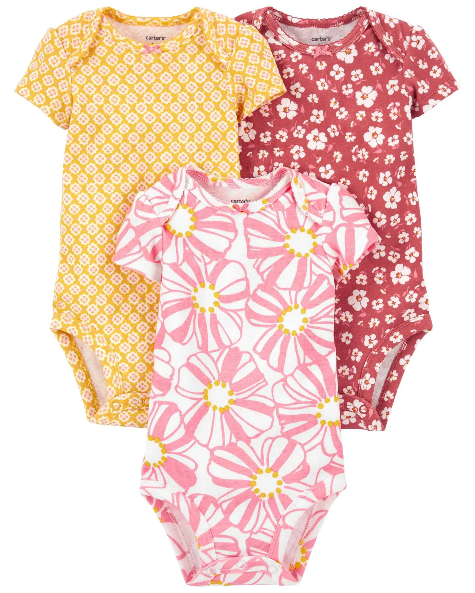 Carter's Set 3 piese body Flori