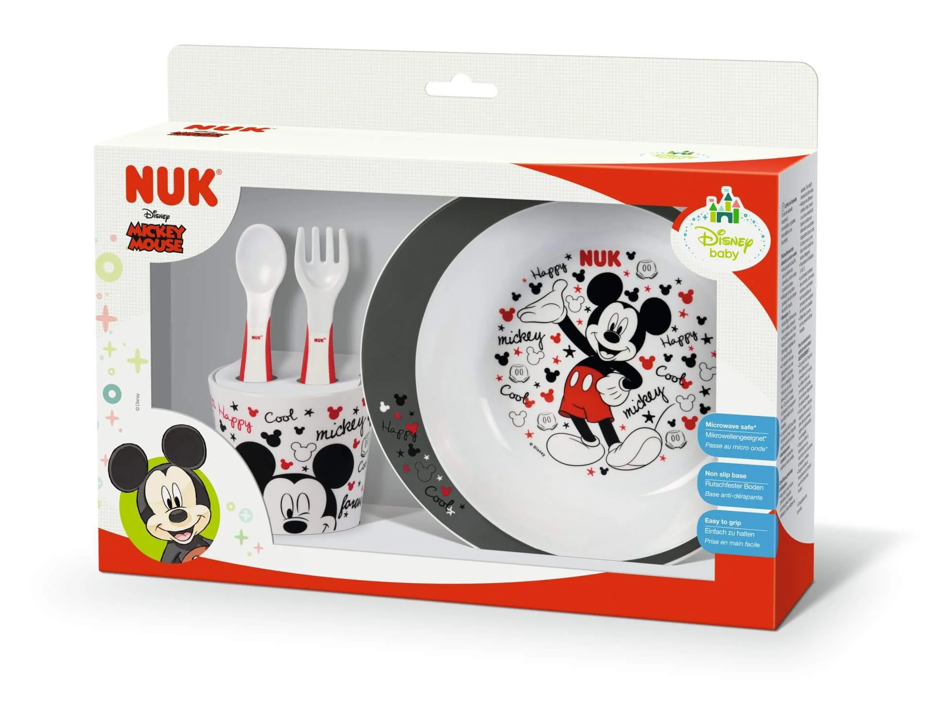 Набор посуды NUK Mickey (6+ мес.)