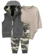 Carter's Set 3 piese Vesta, body si pantaloni Camuflaj foto