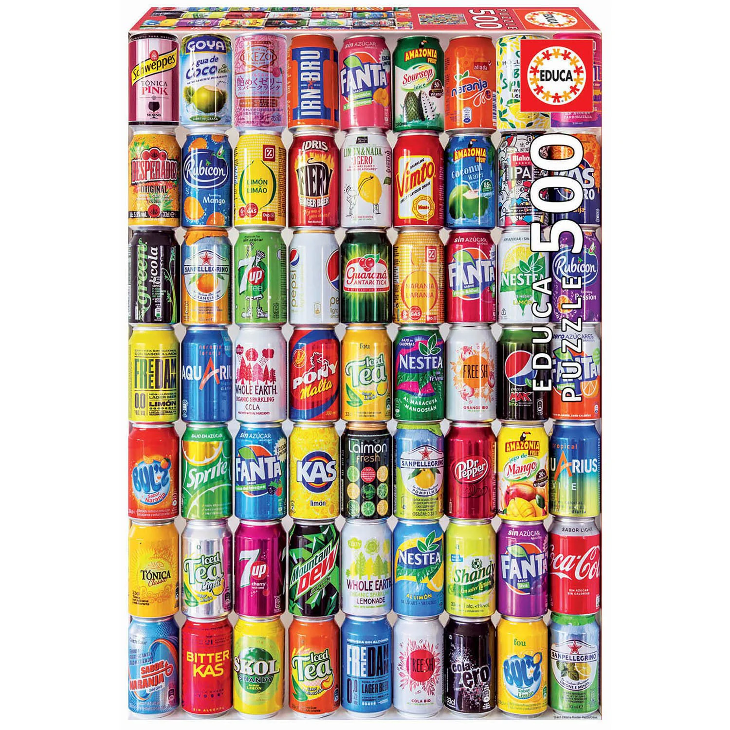 Puzzle Educa Soft cans, 500 piese foto