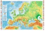 Puzzle Trefl Physical Map of Europe, 1000 piese foto