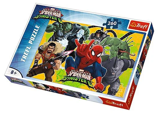Puzzle Trefl Disney Marvel Spider-man in action, 260 piese foto