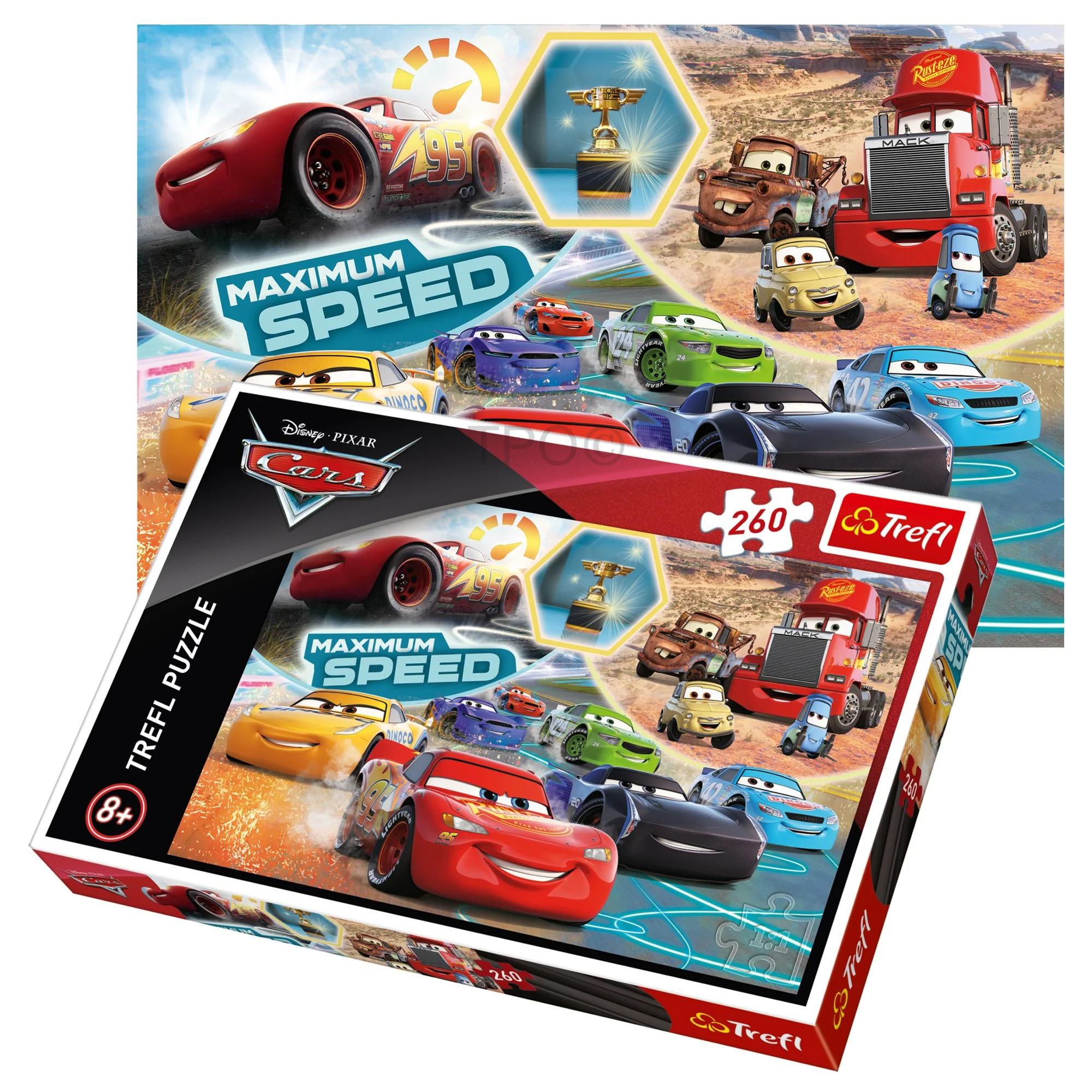 Puzzle Trefl  Disney Cars 3 Champion gala, 260 piese foto