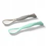 Set 2 lingurite elastice pentru bebelusi BabyOno New, menta