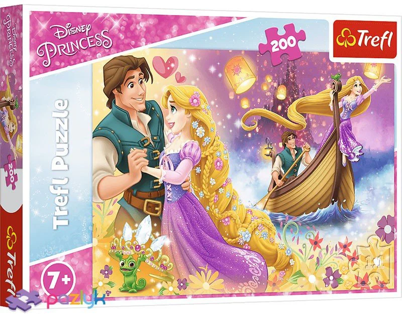 Puzzle Trefl The magical world of Princesses / Disney Princess, 200 piese foto